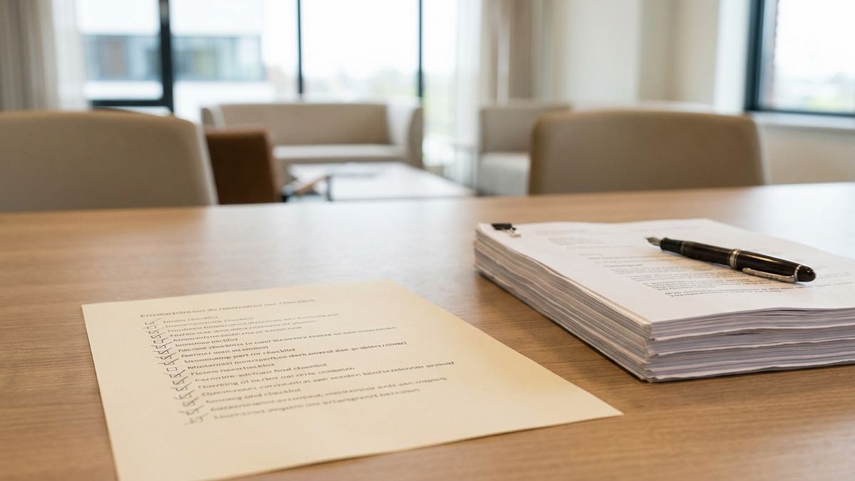 Blocking clause in the shareholders' agreement checklist