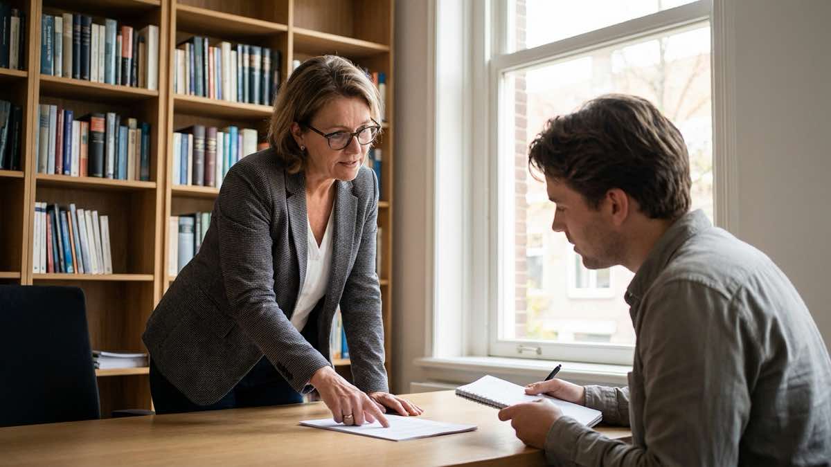 خبير قانوني يراجع نموذج اتفاقية معالجة البيانات