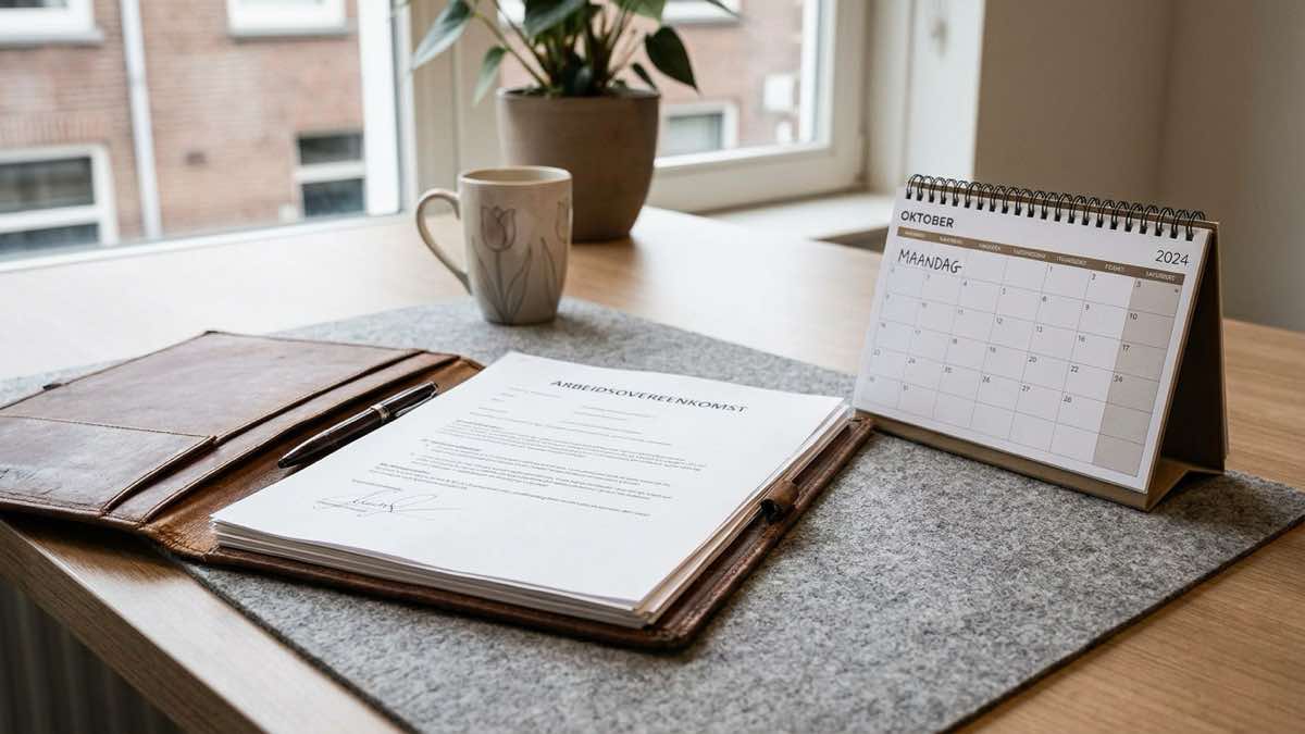 Tijdelijk contract eindigt van rechtswege op de einddatum
